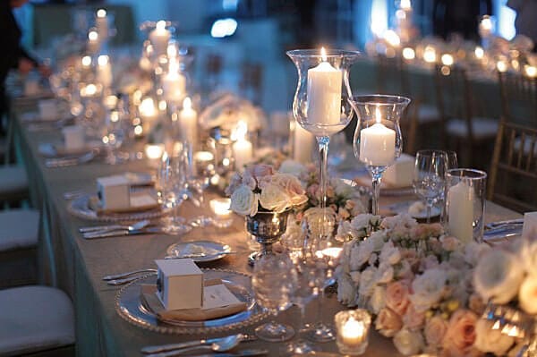 gorgeous dinner party table