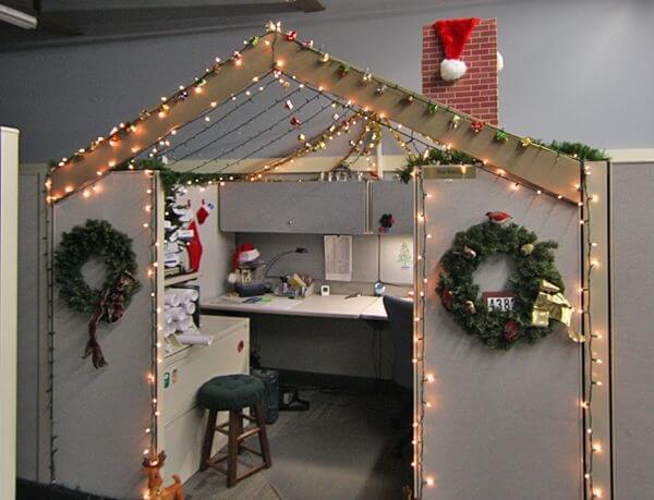 1000 Ideas About Christmas Cubicle Decorations On Pinterest