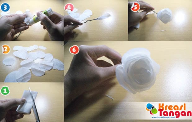 cara membuat bunga dari kertas mudah dan cepat
