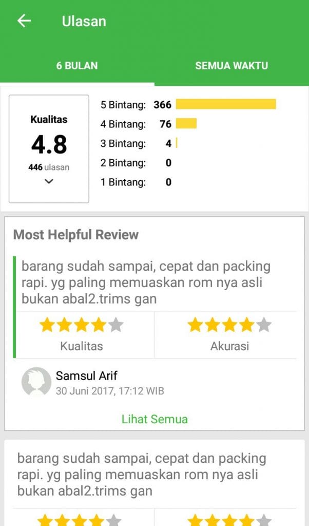 bisnis menjadi viral - perbanyak review