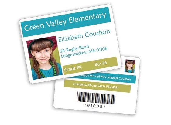 contoh id card 01 - id card sekolah