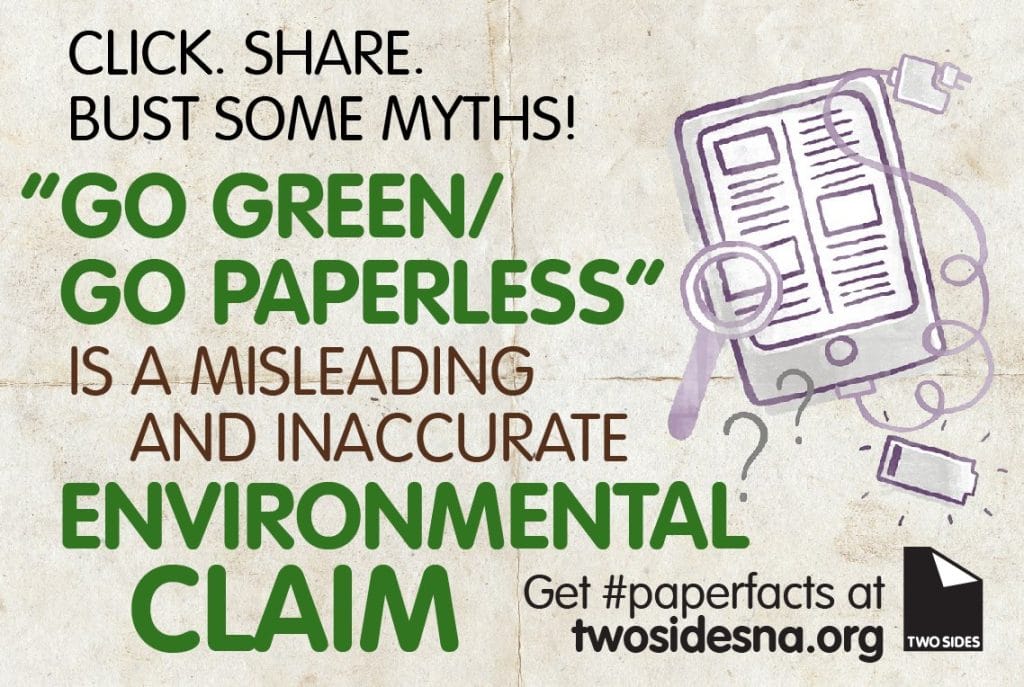 go green with paperless facts