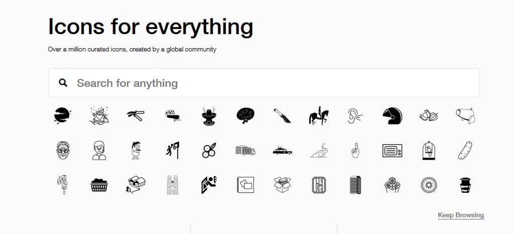 belajar desain grafis the noun project