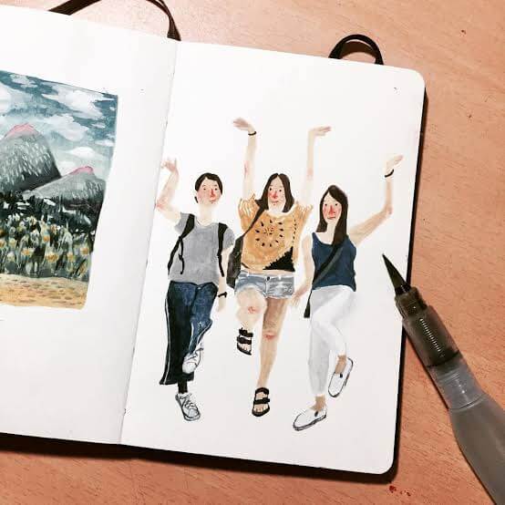 cetak sketchbook online