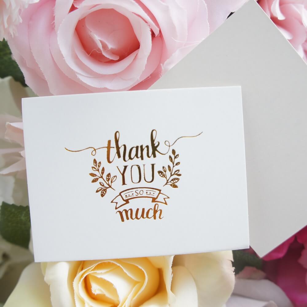 cetak thank you card