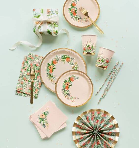 Desain Piring Kertas untuk Perlengkapan Acara Bridal Shower 5 desain-piring-kertas-06