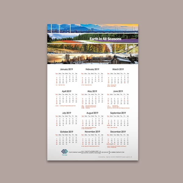Terkuak Kenapa Kalender Bank Selalu Menggunakan Gambar Aktivitas Manusia 1