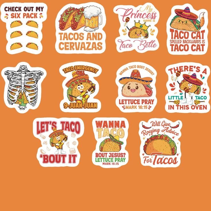 6 Tren Stiker Label Untuk Produk Makanan Kekinian 4