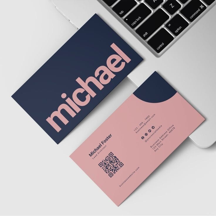 Kartu Nama Dengan Qr Code: Kunci Networking Modern 1